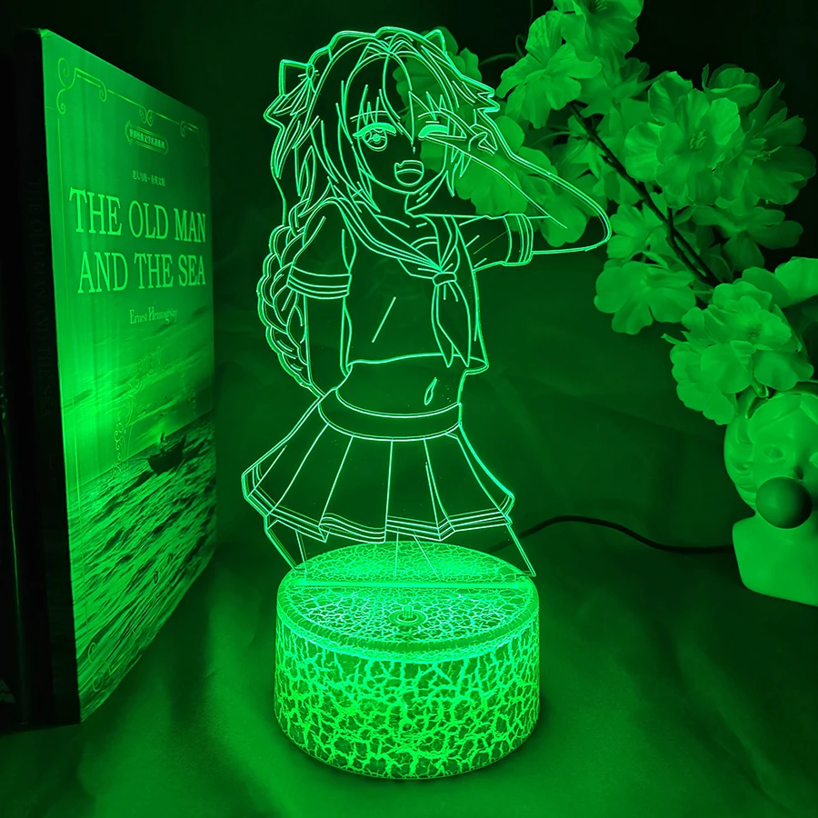 Fate Apocrypha Astolfo 3D Anime Night Lights Colorful Birthday Gifts For Bedroom Decor Cute Gaming Room Things RGB Color Change