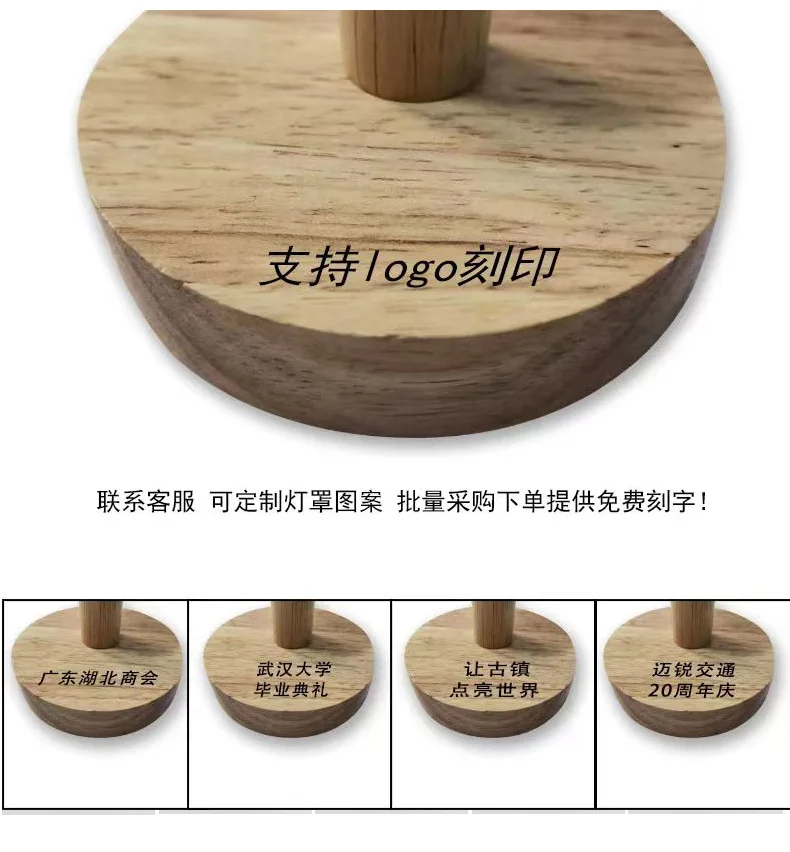 Square Cloth Cover Small Night Lamp near Decoration Bedroom Table Lamp Retro B & B Custom Remote Control Bedroom Light