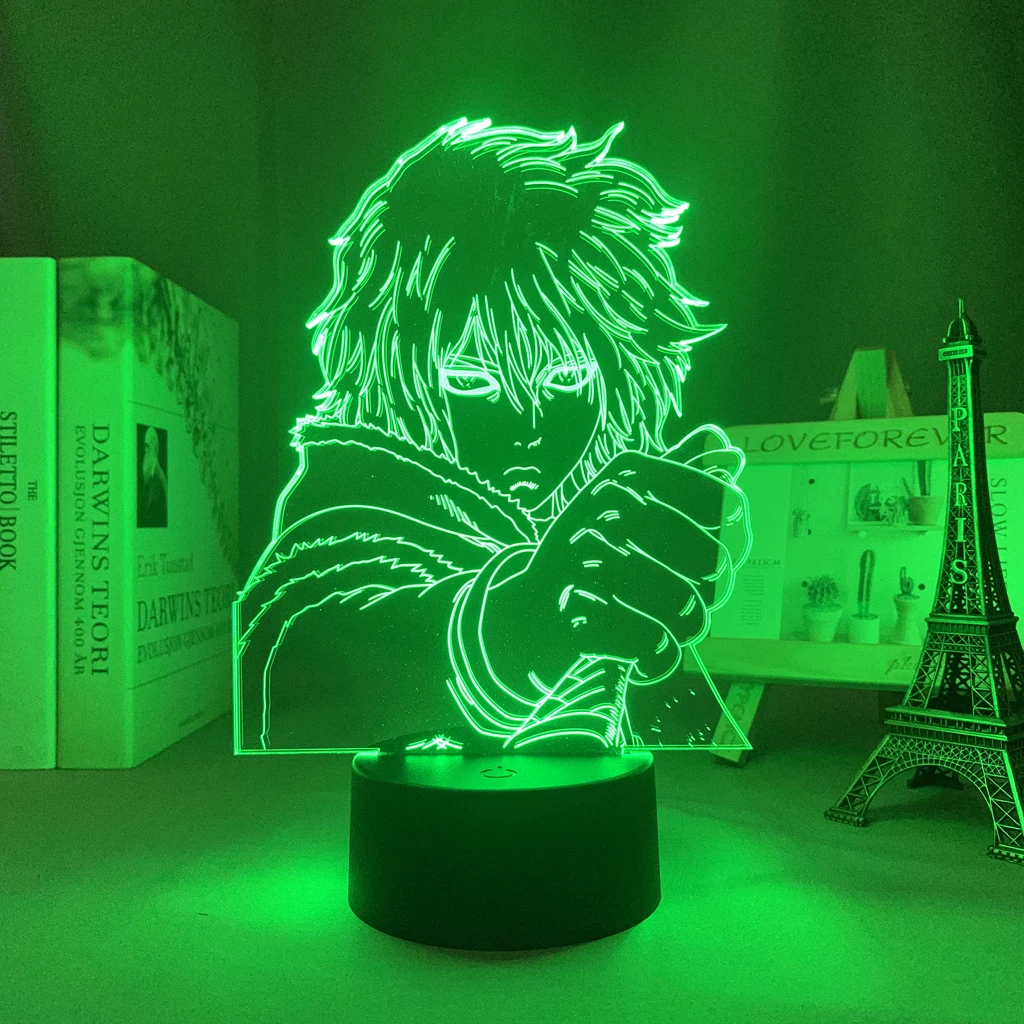 Anime Vinland Saga Led Lamp Thorfinn Karlsefni Figure for Kid Bedroom Decor Friend Birthday Gift 3d Light Manga Vinland Saga