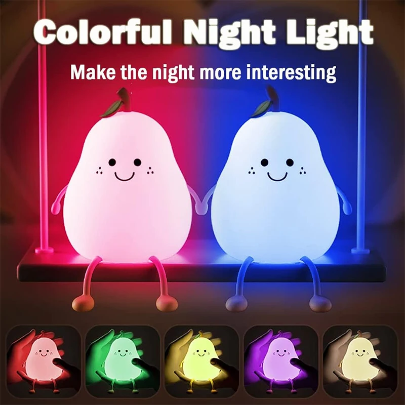 Axolotl Night Light, Dimmable Silicone Animal Nursery Nightlight,Kawaii Rechargeable Bedside Touch Lamp,Baby Room Decor