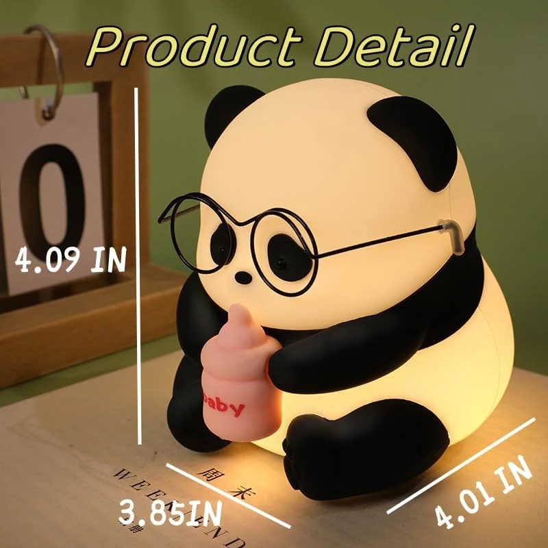 Axolotl Night Light, Dimmable Silicone Animal Nursery Nightlight,Kawaii Rechargeable Bedside Touch Lamp,Baby Room Decor