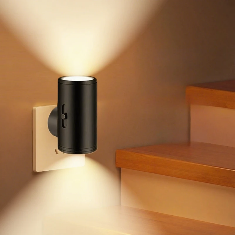 Night Lights Plug Into Wall Dimmable LED Night Lamp Automatic Bedside Lamp with Auto Light Sensor for Bathroom Hallway Decor