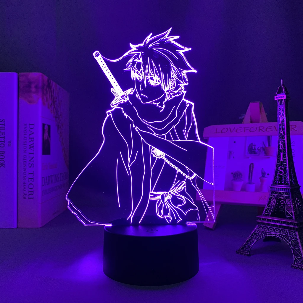 Anime Led Light Bleach Toshiro Hitsugaya for Bedroom Deco Light Brithday Gift Room Decor Manga 3d Lamp Toshiro Hitsugaya Bleach