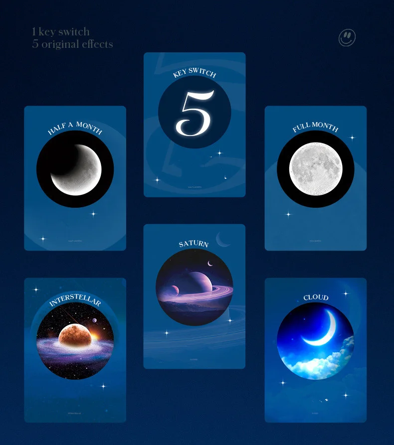 2026 Holiday Gifts Aurora Northern Lamp Ambient Projector Light Bedroom Wireless Ocean Wave Star Moon Aurora Dome Projector