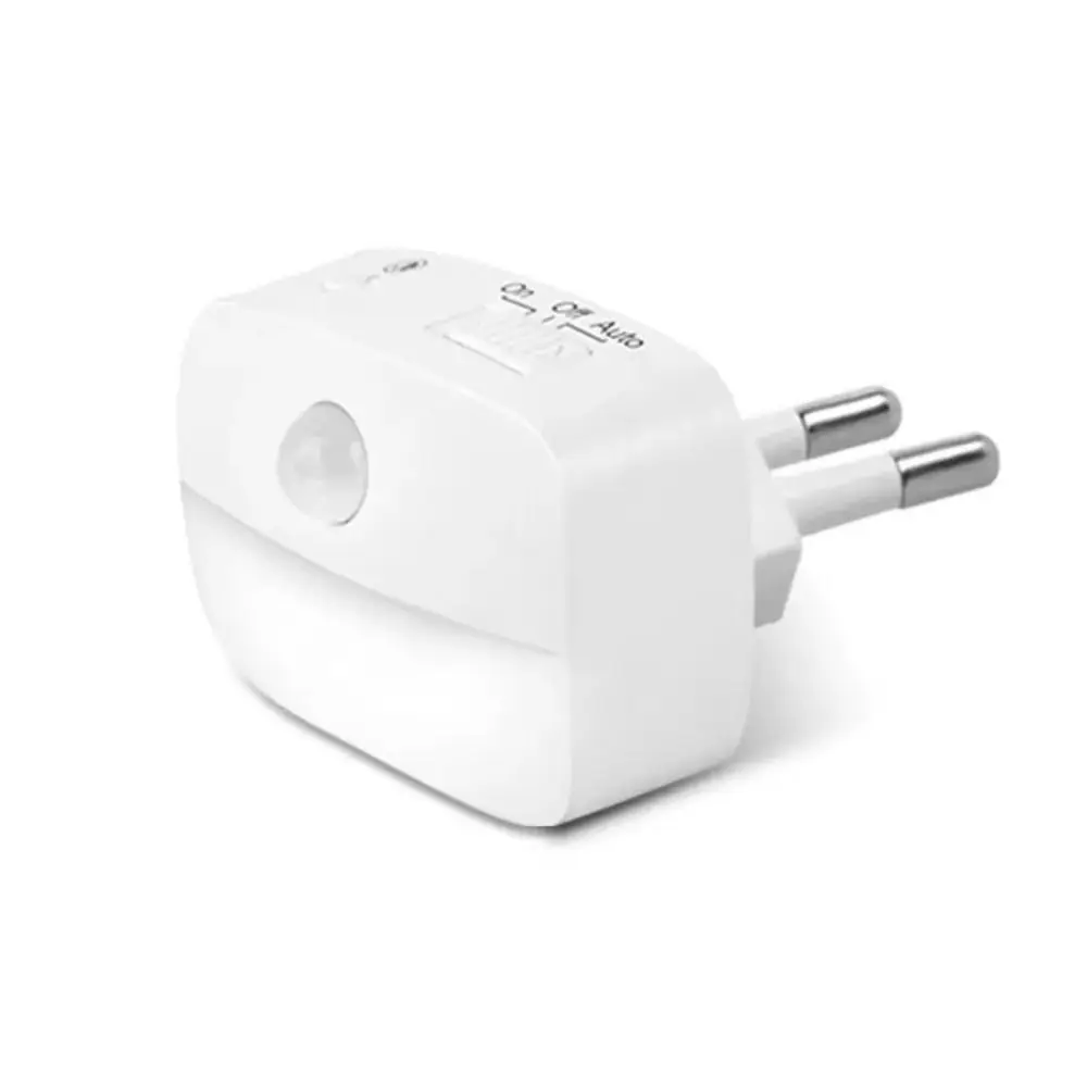 Motion Sensor Induction Light Wireless Battery Operated Mini LED Night Light Energy Saving EU US Plug Bedside Night Lamp