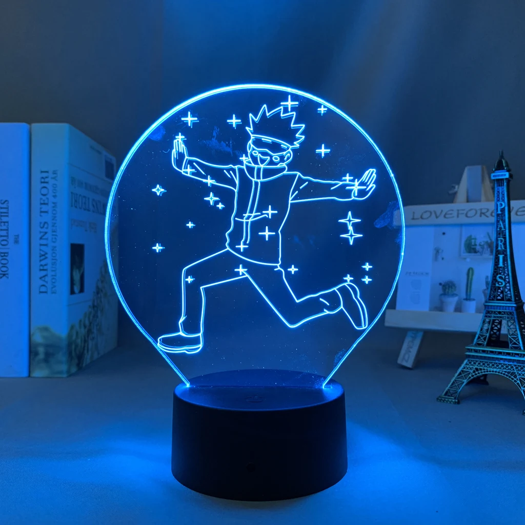 Anime Jujutsu Kaisen Led Lamp Satoru Gojo for Kid Bedroom Decor Nightlight Friend Birthday Gift Manga 3d Light Jujutsu Kaisen