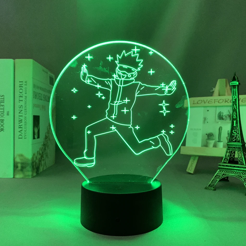 Anime Jujutsu Kaisen Led Lamp Satoru Gojo for Kid Bedroom Decor Nightlight Friend Birthday Gift Manga 3d Light Jujutsu Kaisen