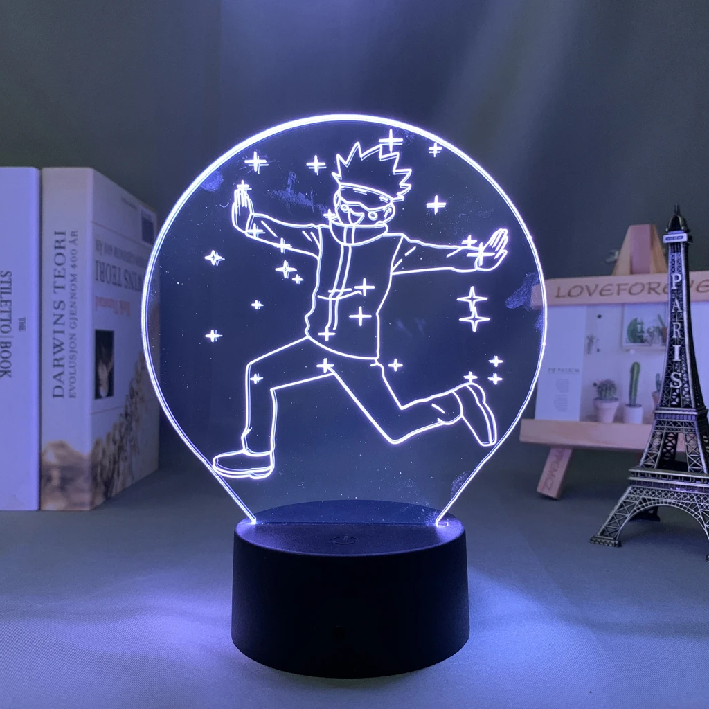 Anime Jujutsu Kaisen Led Lamp Satoru Gojo for Kid Bedroom Decor Nightlight Friend Birthday Gift Manga 3d Light Jujutsu Kaisen