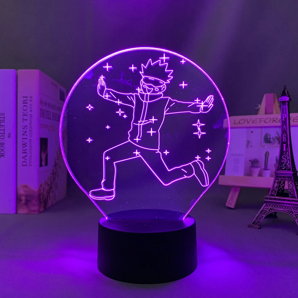 Anime Jujutsu Kaisen Led Lamp Satoru Gojo for Kid Bedroom Decor Nightlight Friend Birthday Gift Manga 3d Light Jujutsu Kaisen