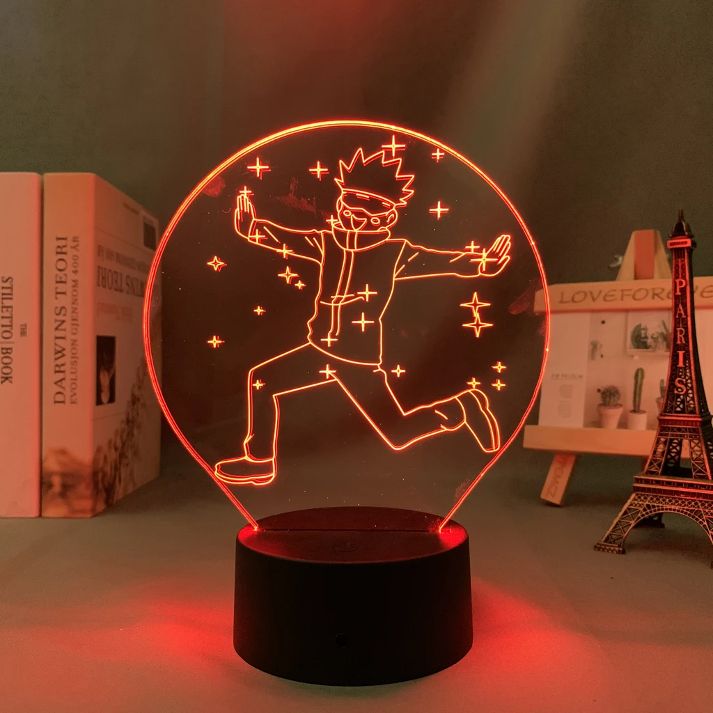 Anime Jujutsu Kaisen Led Lamp Satoru Gojo for Kid Bedroom Decor Nightlight Friend Birthday Gift Manga 3d Light Jujutsu Kaisen