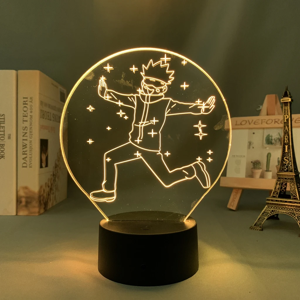 Anime Jujutsu Kaisen Led Lamp Satoru Gojo for Kid Bedroom Decor Nightlight Friend Birthday Gift Manga 3d Light Jujutsu Kaisen
