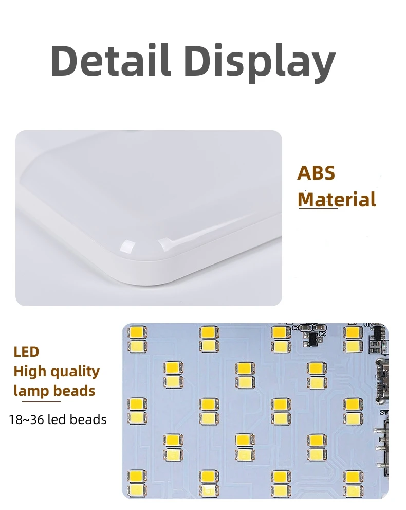 Motion Sensor Led Light Usb Charging Square Lamp for Bedroom Kitchen Stair Hallway Wardrobe Cupboard Lighting