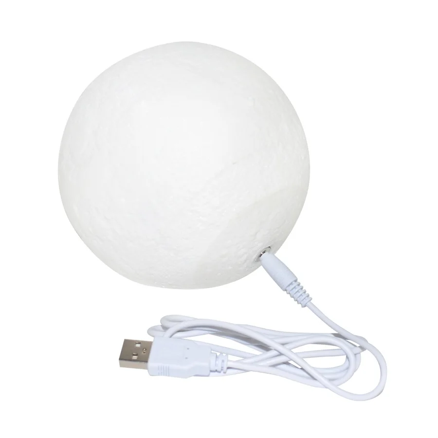 16 Colors RGB 3D Moon Night For Kids Bedroom Glowing Moon Lamp With Multi Color LED Touch Control Beside Decoration Lamp