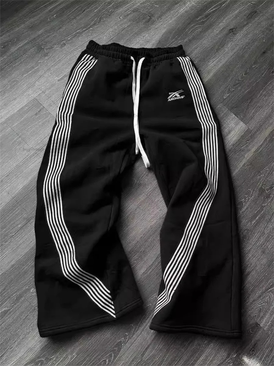 Camouflage Casual Pants Y2k Embroidered Camo Functional Tactical Functional Men's Women's Premium Jogging Drawstring Sweatpants