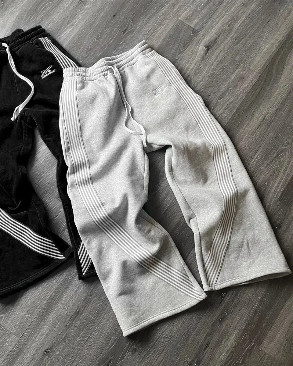 Camouflage Casual Pants Y2k Embroidered Camo Functional Tactical Functional Men's Women's Premium Jogging Drawstring Sweatpants