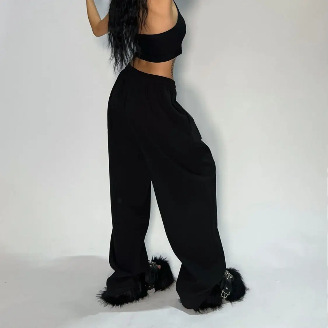 Camouflage Casual Pants Y2k Embroidered Camo Functional Tactical Functional Men's Women's Premium Jogging Drawstring Sweatpants