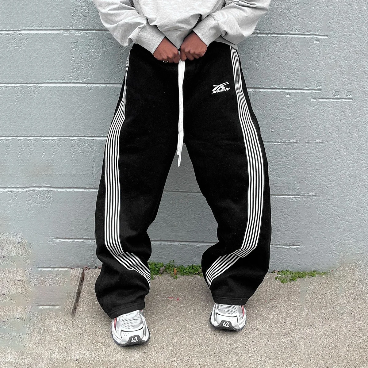 Camouflage Casual Pants Y2k Embroidered Camo Functional Tactical Functional Men's Women's Premium Jogging Drawstring Sweatpants