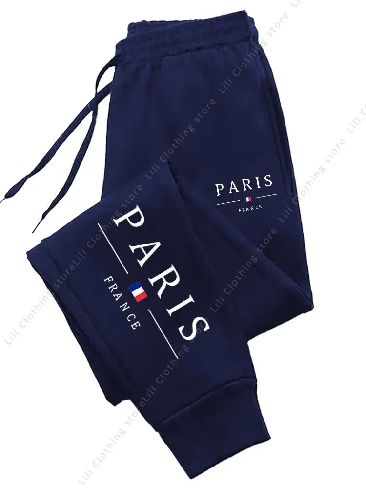 2025 New Hot Sale PARIS Jogger Pants for Women's Trousers High quality Autumn Winter Fleece Casual Sports Sweatpants Women Pants