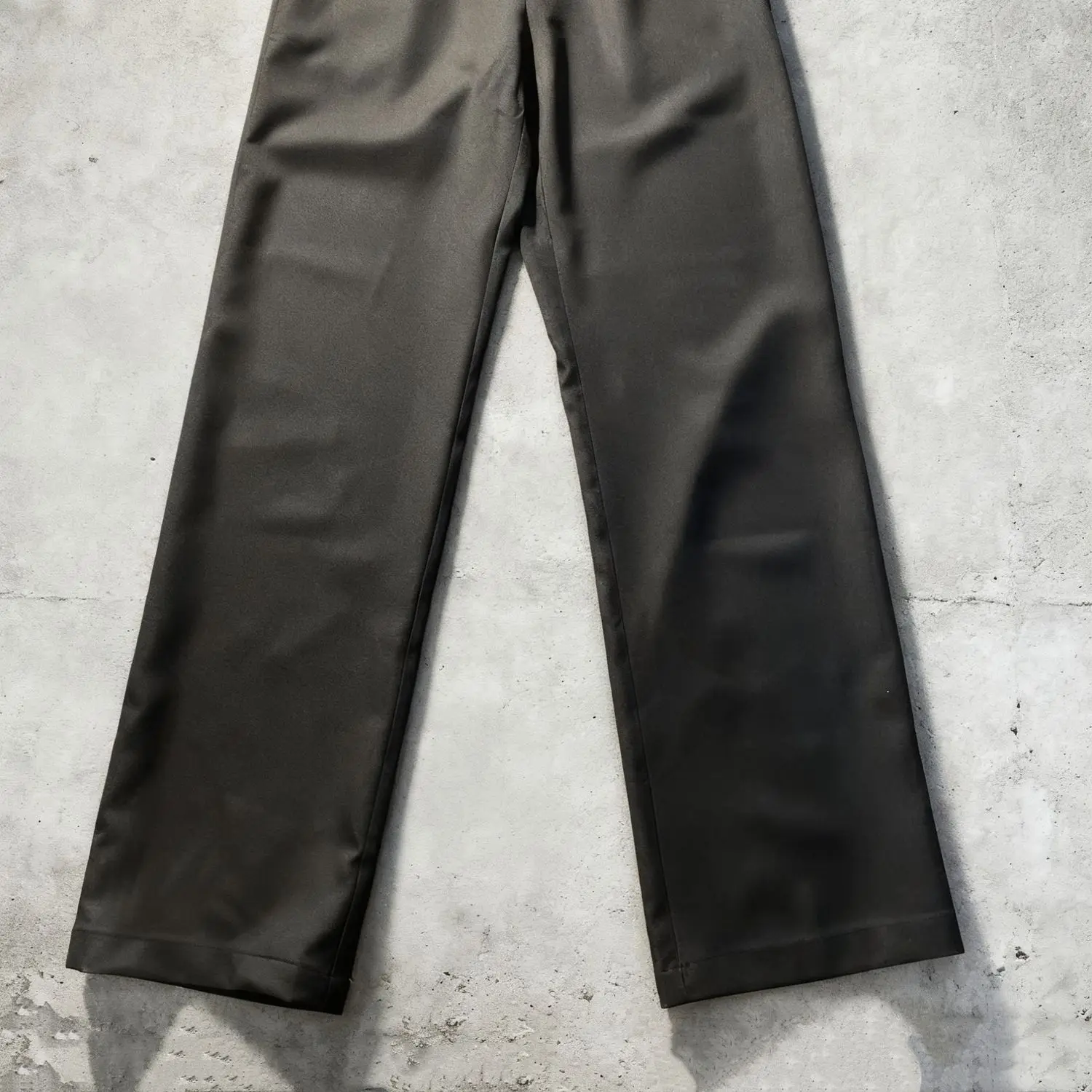 Spring Autumn Lolita Black Versatile High Waist Long Pants Y2K Vintage Trousers Court British Style Straight Pants for Women