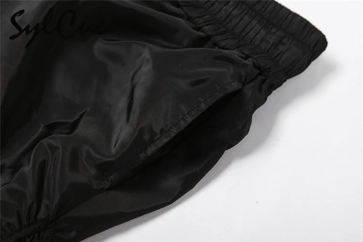 Sylcue Fashion Trend Personalized Self-Confidence Avant-Garde Cool All-Match Casual Loose Girl High Waist Wide Leg Lantern Pants