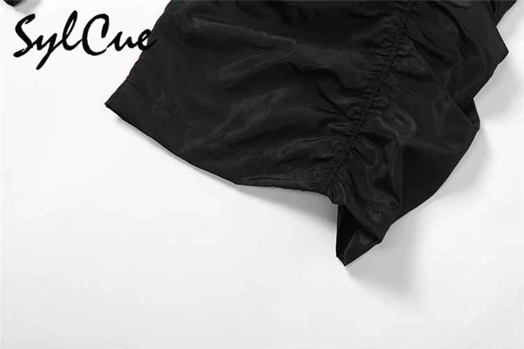 Sylcue Fashion Trend Personalized Self-Confidence Avant-Garde Cool All-Match Casual Loose Girl High Waist Wide Leg Lantern Pants