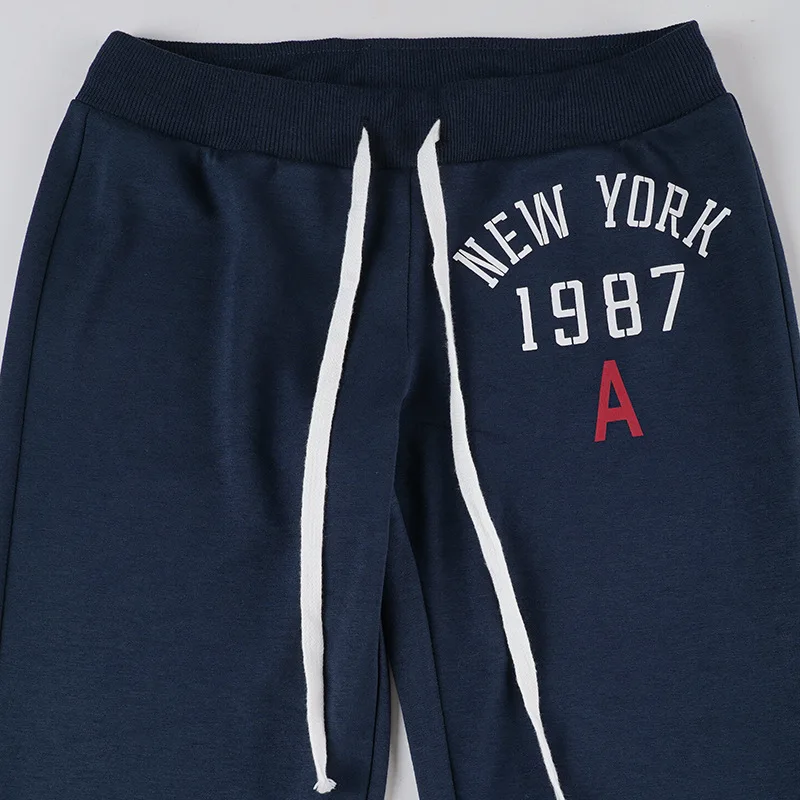 Korobov America Fashion Y2k Low Waist Slight Strech Letter Print All Match Streetwear Long Pants
