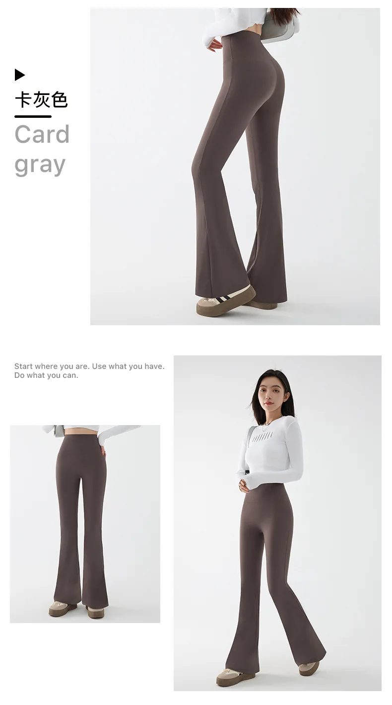 New High Waist Flared Shark Pants for Women Summer Stretchy Bootcut Shark Pants Retro Casual Trousers Streetwear Woman Clothes