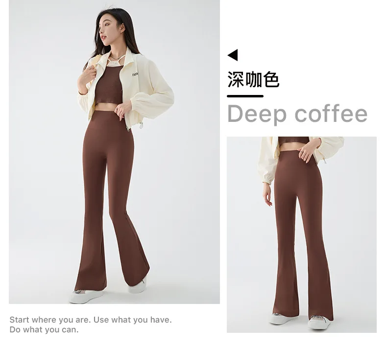 New High Waist Flared Shark Pants for Women Summer Stretchy Bootcut Shark Pants Retro Casual Trousers Streetwear Woman Clothes