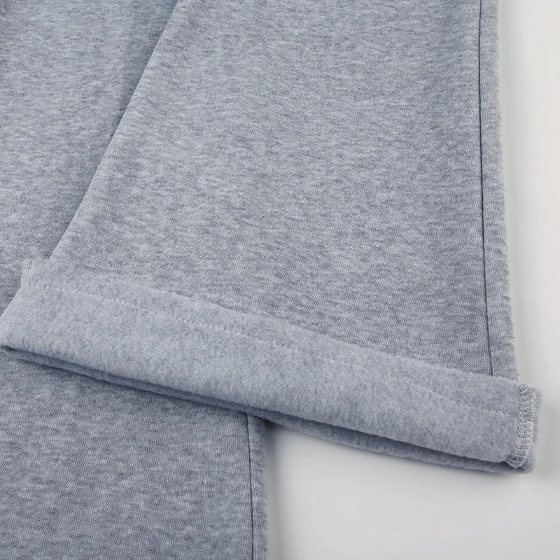 2025 Slim Low Waist Casual Sweatpants For Women Solid Simple Basic Flared Pants Sports Jogging Trousers