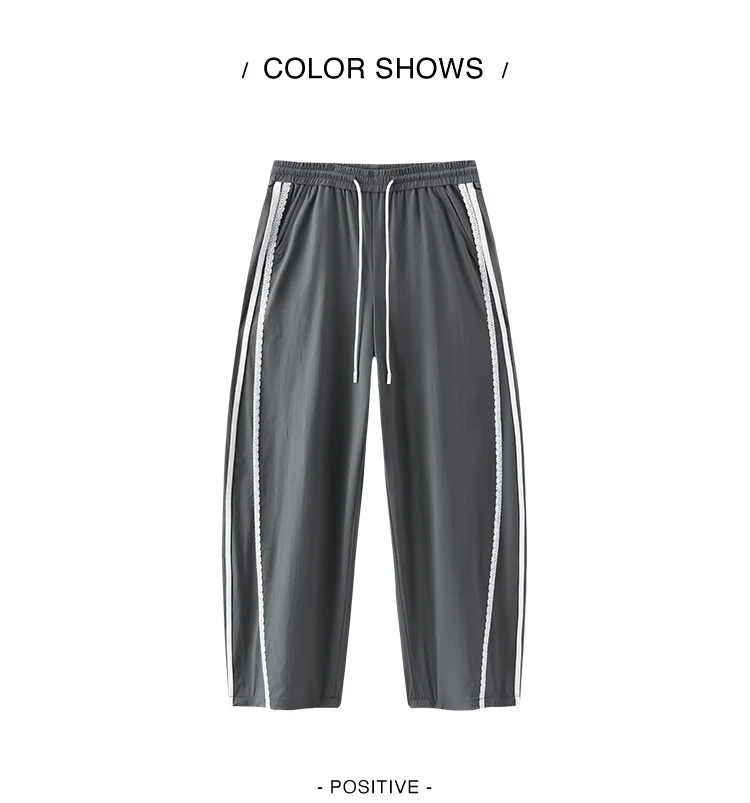 Semir Women Pants Color 2026 Block Ruffle Trim Drawstring 3D Cut Urban Casual Everyday Style Soft Comfortable Daily Wear
