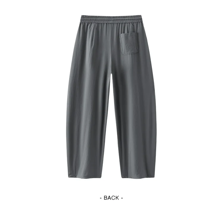 Semir Women Pants Color 2026 Block Ruffle Trim Drawstring 3D Cut Urban Casual Everyday Style Soft Comfortable Daily Wear