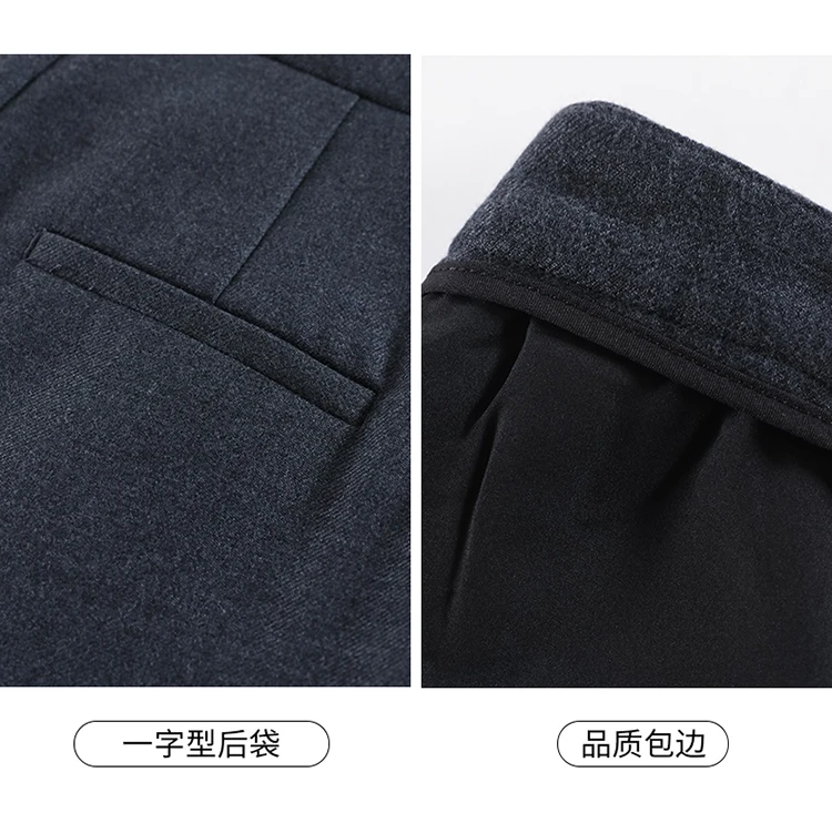 WOOL Autumn Slim High Waist Straight Women's Pants Casual Solid Color Loose Chic Female Wide Leg Pants Fashion Office Ladies