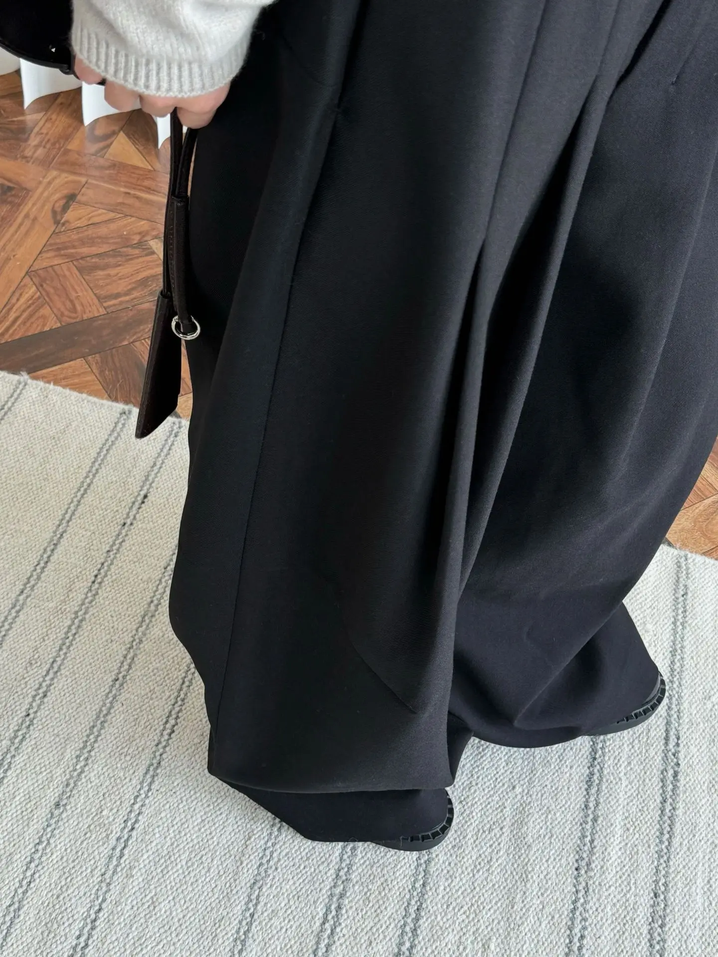 FANAN Office Lady Pleated High Waist Pants For Women Straight Wide Leg Trousers Temperament Clothing Female 2025 New Winter
