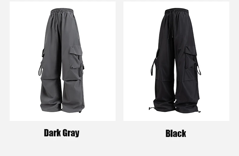 Women Cargo Pants Fashion Loose Comfortable Breathable Lightweight Multiple Pockets Cargo Long Pants Fitness Running Casual Pan