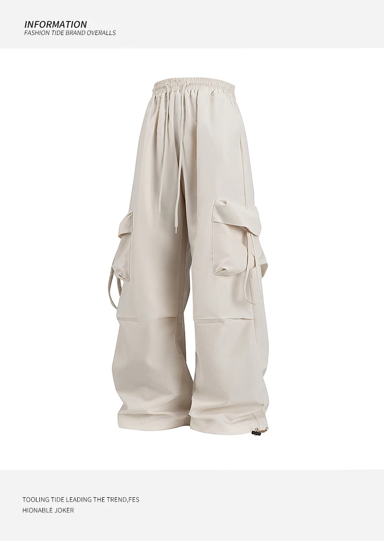 Women Cargo Pants Fashion Loose Comfortable Breathable Lightweight Multiple Pockets Cargo Long Pants Fitness Running Casual Pan