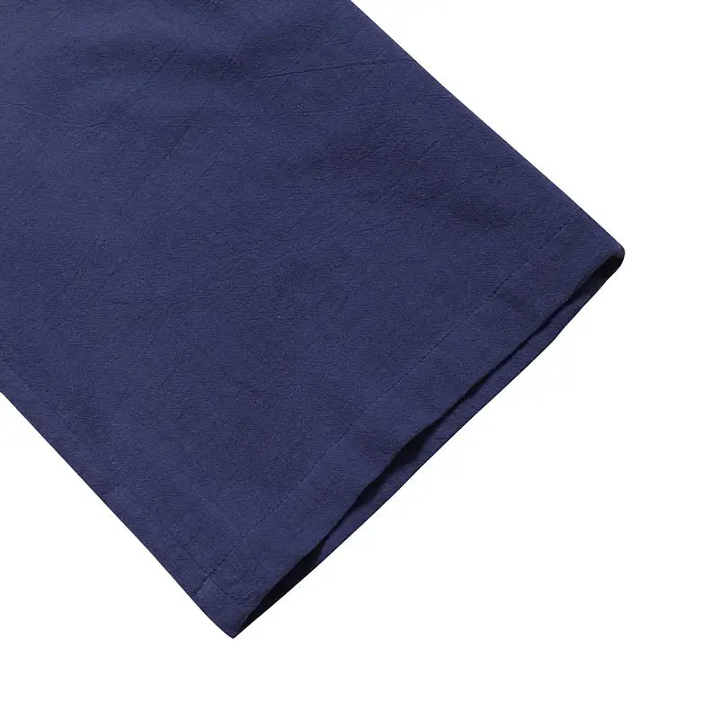 ZANZEA-Summer Women Pants Cotton Linen Elastic Waist Wide-Leg Trousers Casual Lightweight Solid Palazzo Pantalones Woman Bottoms