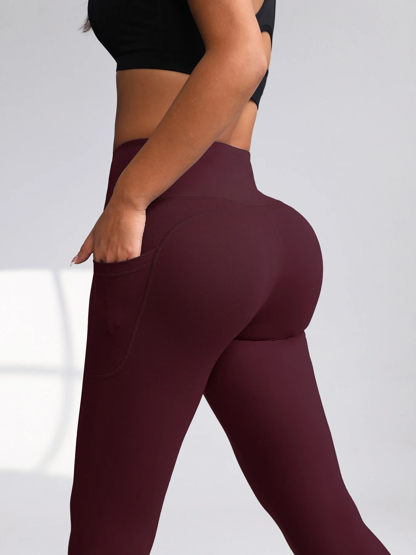 S-2XL Autumn Pockets Gym Leggings Women Push Up High Waist Running Outdoors Sports Leggings Women Activewear Stretch Pants