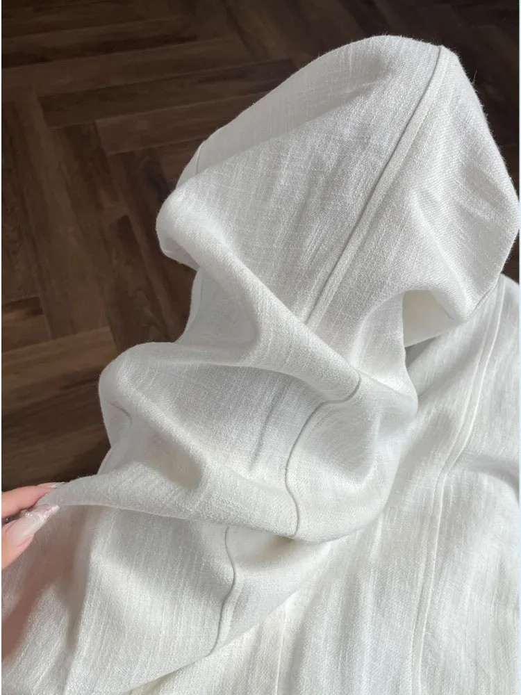 Summer White Pants For Women Cotton Formal High Waist Wide Leg Trousers Ladies Elegant Summer Women's Pants Straight Leg Office