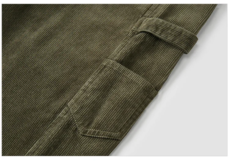 Semir Casual Pants Women Corduroy Cotton Wide Leg Trousers 2025 New Winter Vintage Workwear Style