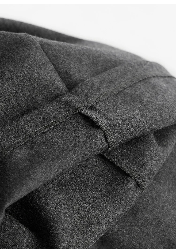 Naples Wide-Leg Pants Women's Wool Trousers Casual Suit Pants 2026 Spring and Autumn New Style