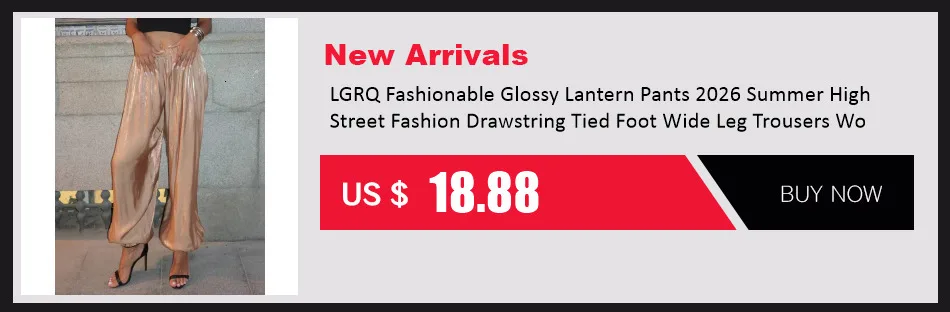 LGRQ Women's Casual Pants Office Lady Elastic High Waisted Striped All-match Wide Leg Trousers 2026 Summer New 19DB1061