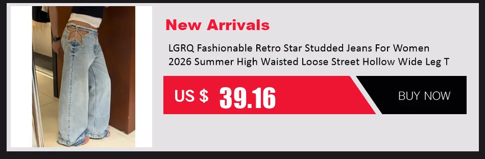 LGRQ Women's Casual Pants Office Lady Elastic High Waisted Striped All-match Wide Leg Trousers 2026 Summer New 19DB1061