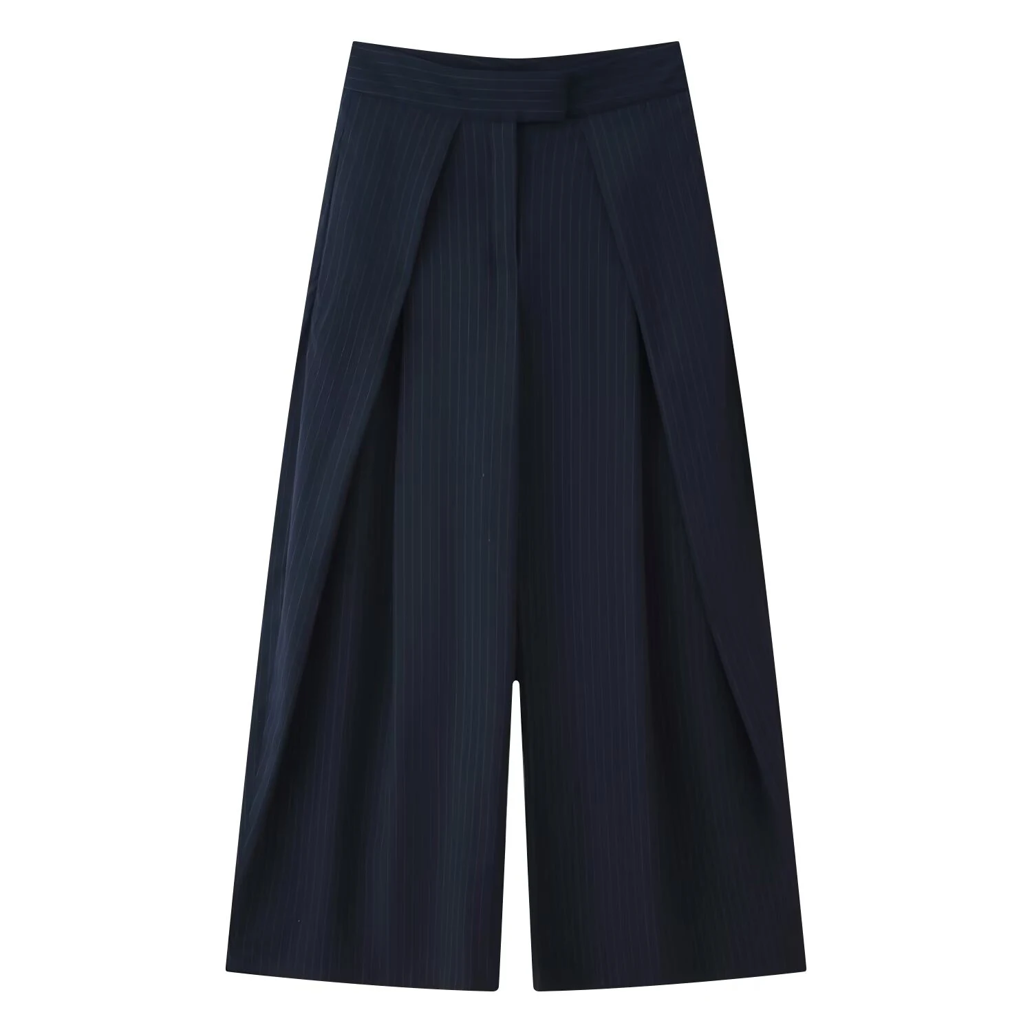 European and American 2025 autumn new women's clothing retro loose casual temperament simple pleated trousers
