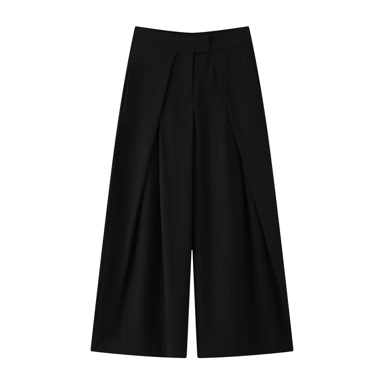 European and American 2025 autumn new women's clothing retro loose casual temperament simple pleated trousers