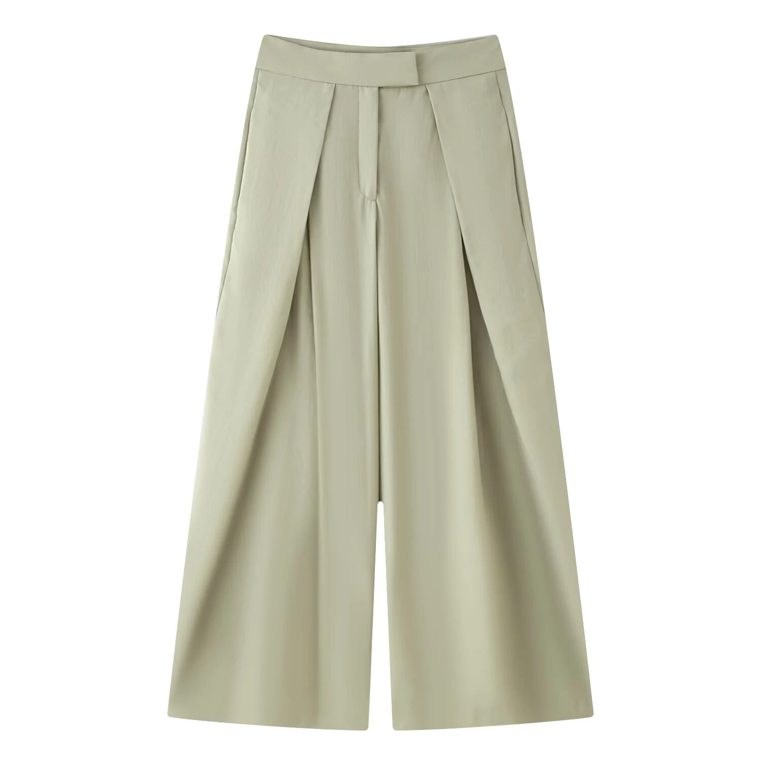 European and American 2025 autumn new women's clothing retro loose casual temperament simple pleated trousers