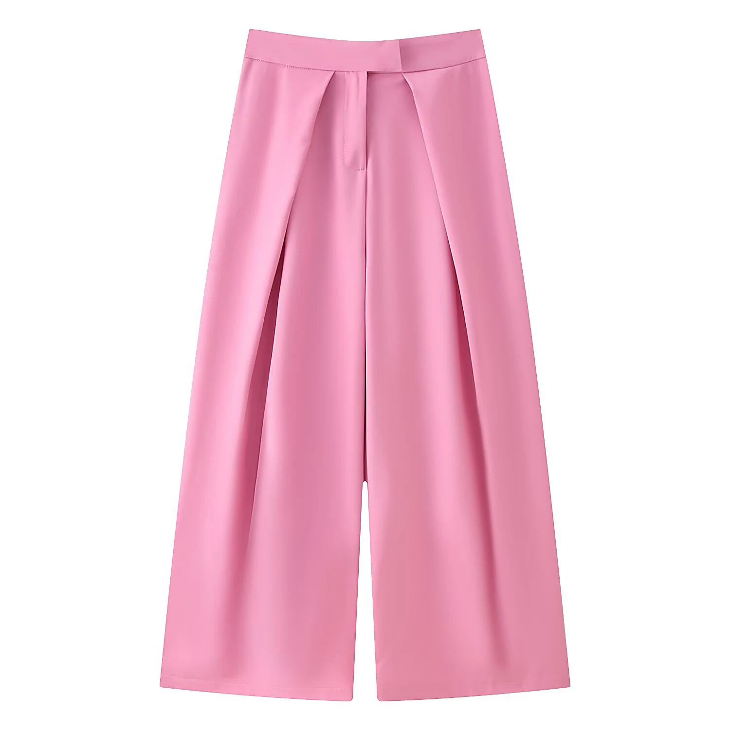 European and American 2025 autumn new women's clothing retro loose casual temperament simple pleated trousers