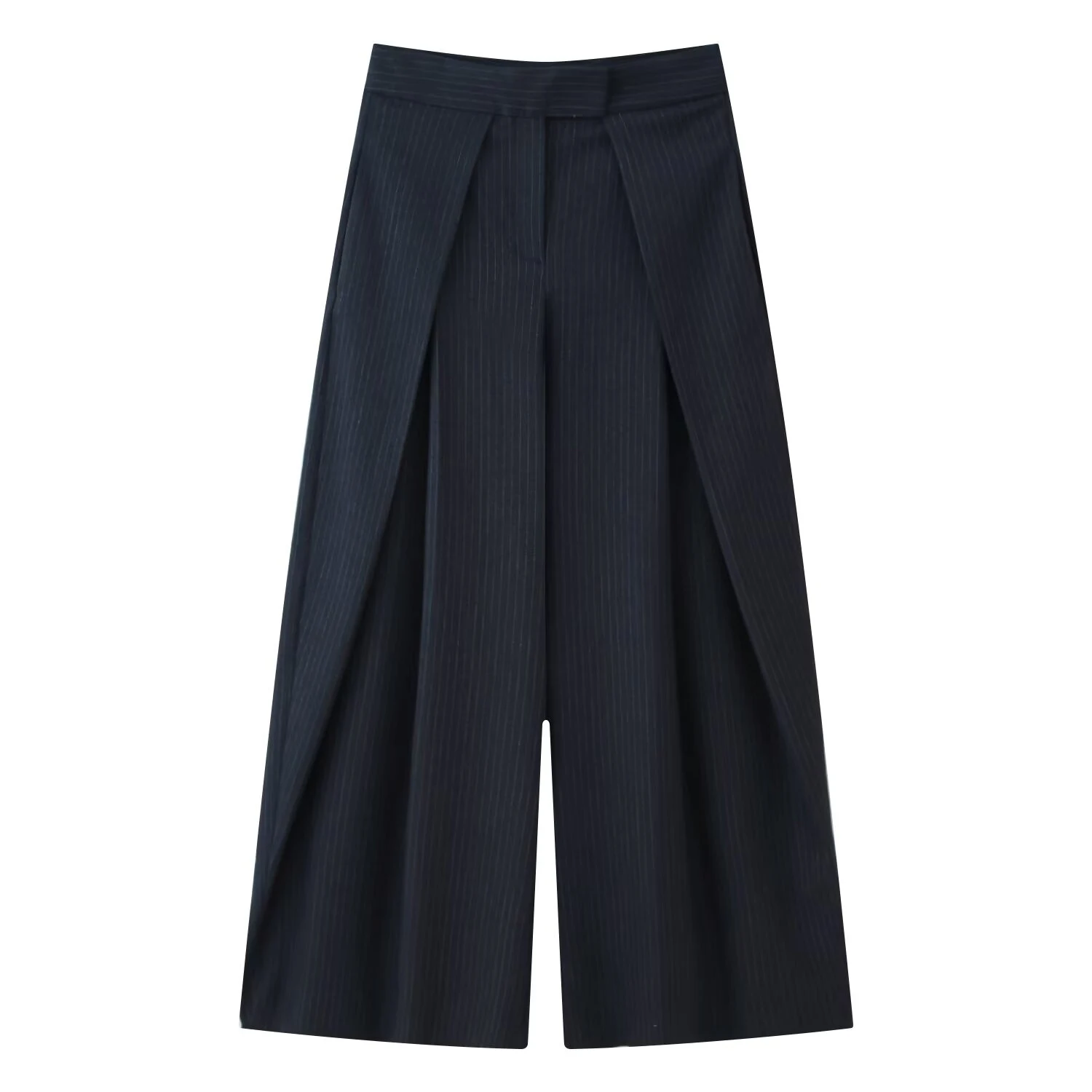 European and American 2025 autumn new women's clothing retro loose casual temperament simple pleated trousers