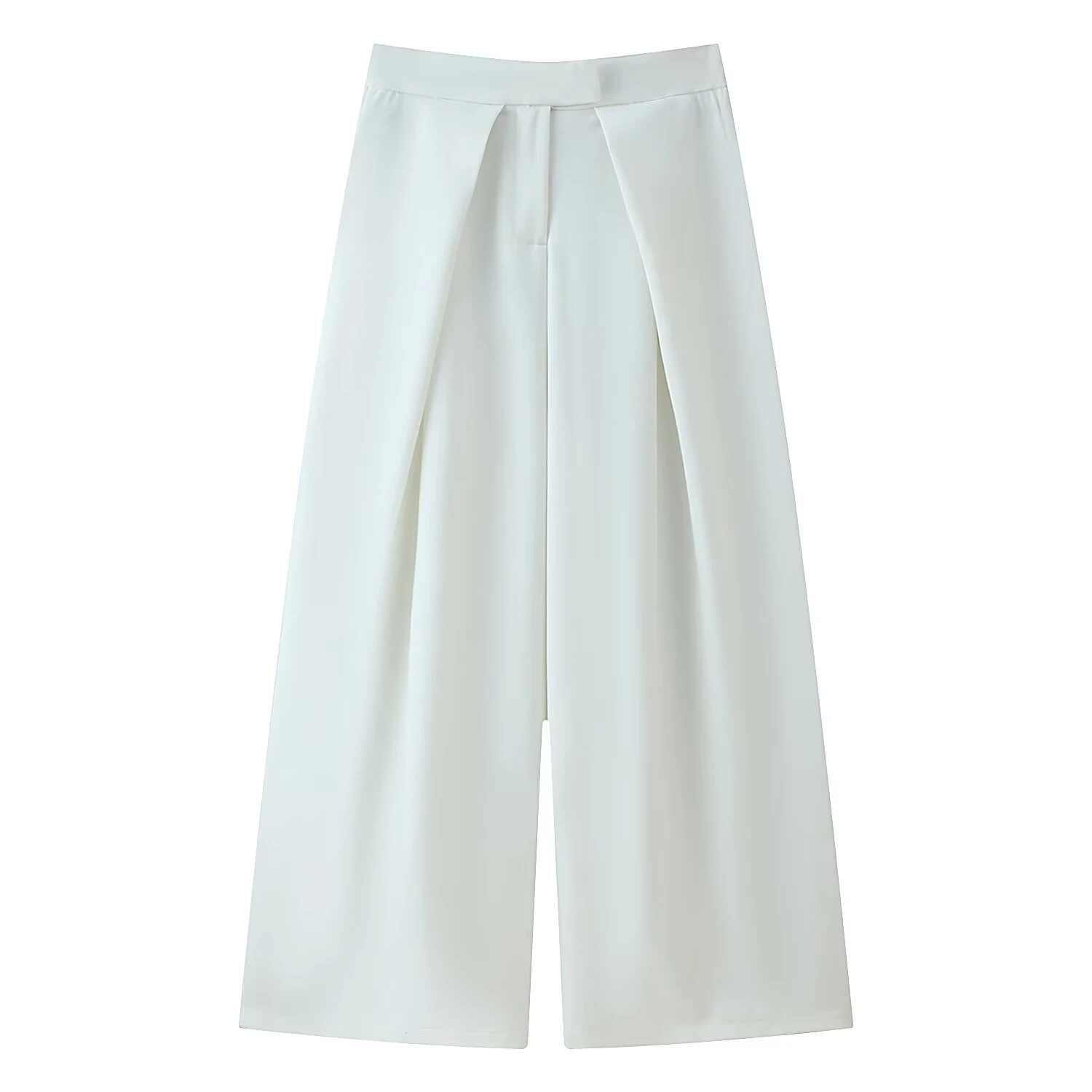 European and American 2025 autumn new women's clothing retro loose casual temperament simple pleated trousers
