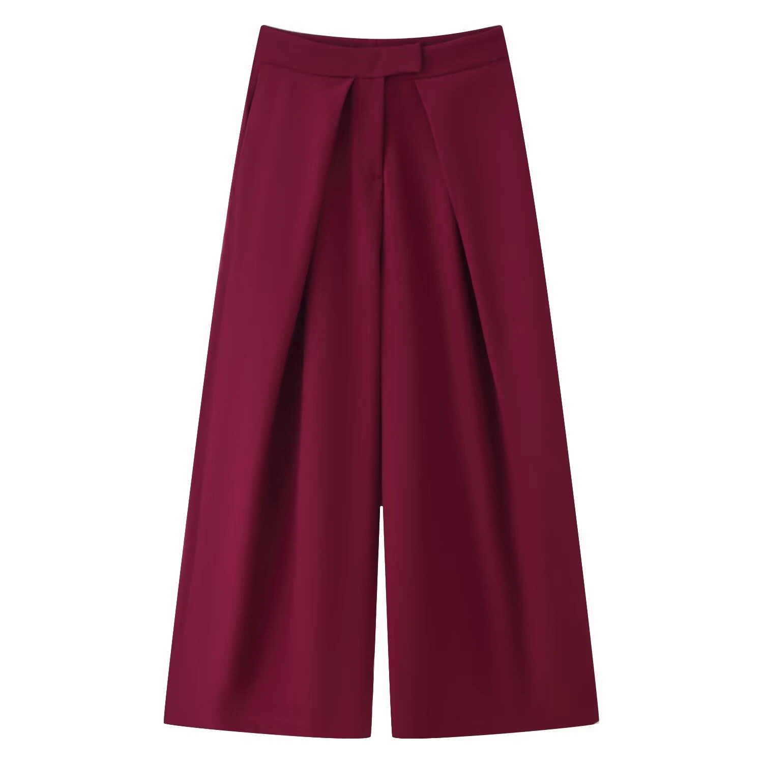 European and American 2025 autumn new women's clothing retro loose casual temperament simple pleated trousers