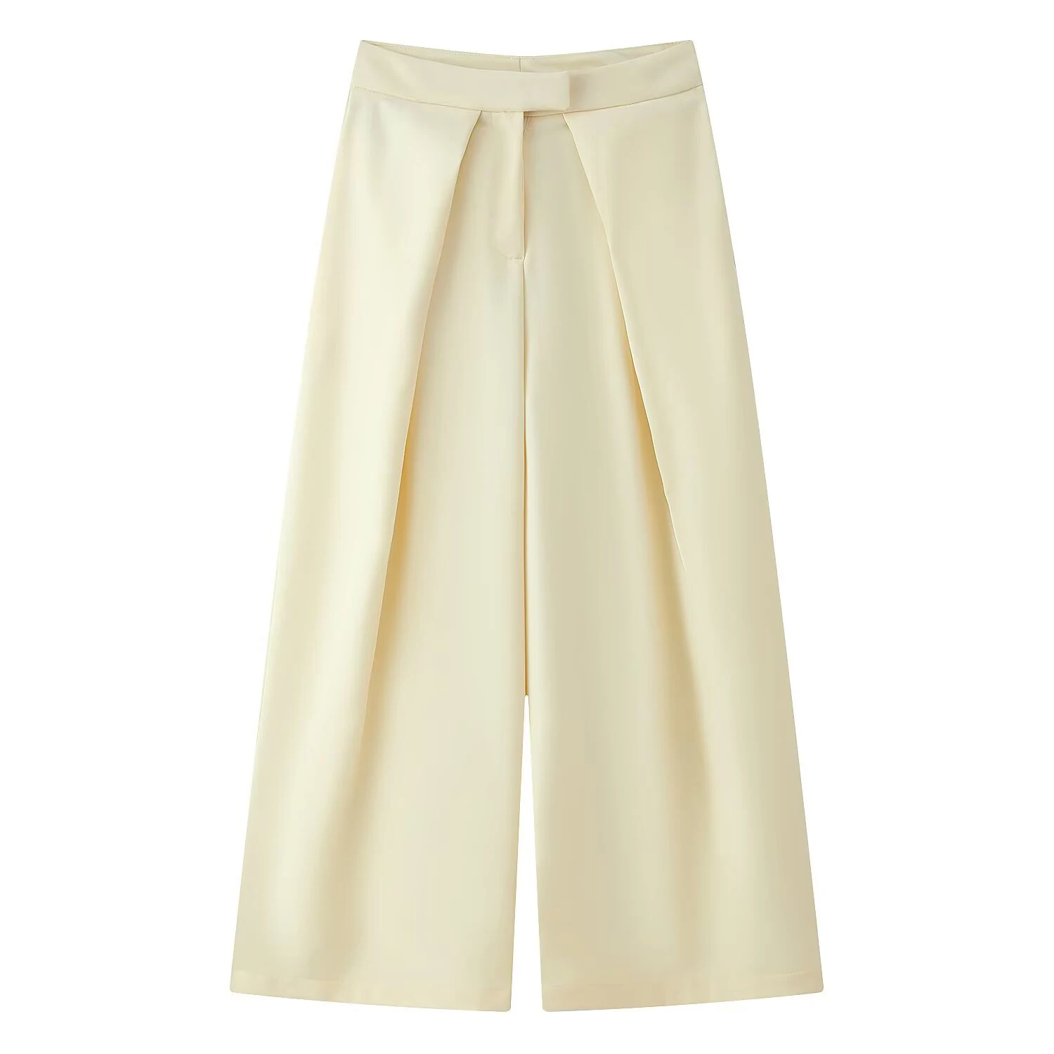 European and American 2025 autumn new women's clothing retro loose casual temperament simple pleated trousers